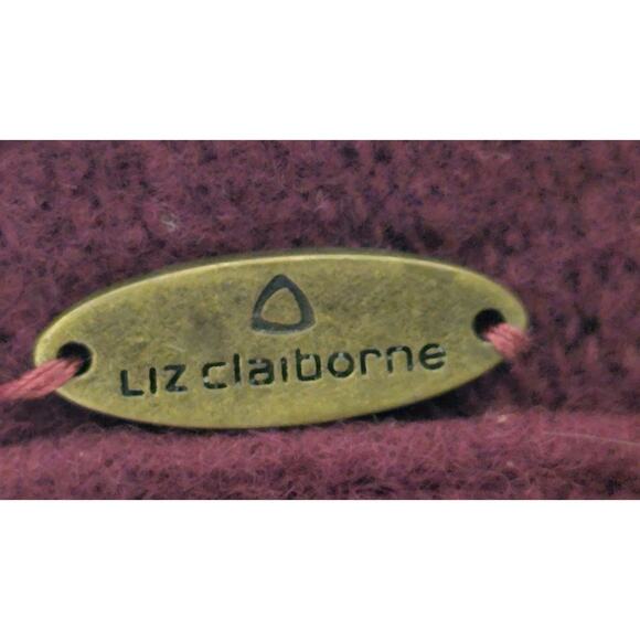 Vintage Liz Claiborne Wool Rasberry Beret - Picture 3 of 3